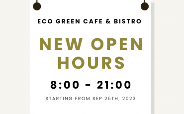 eco green cafe bistro open hours