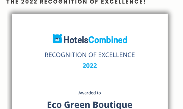 Hotels Combined Recognition of Excellence Award 2022